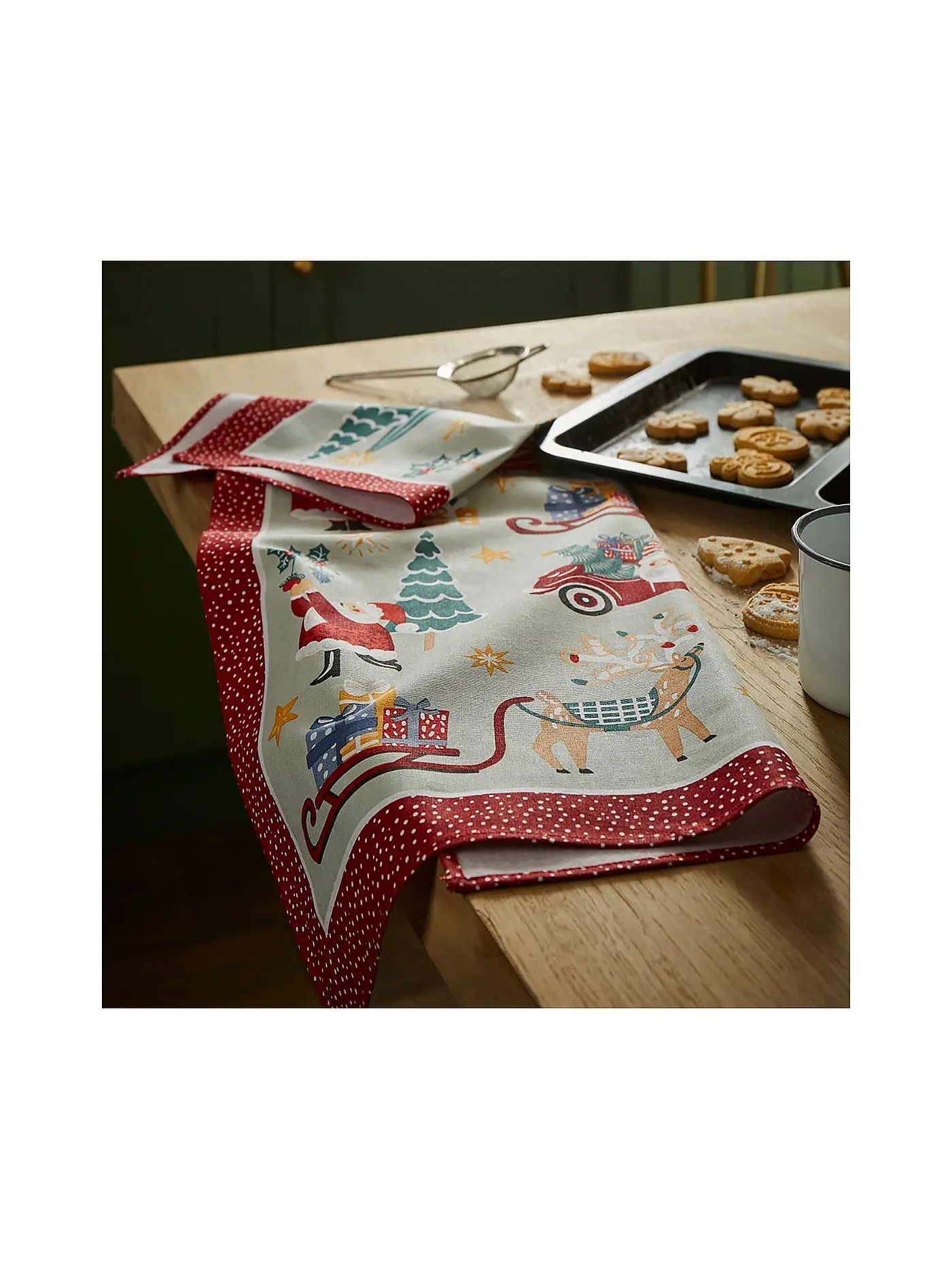 ULSTER WEAVERS | Geschirrtuch Merry Mutts 48x74cm | senf